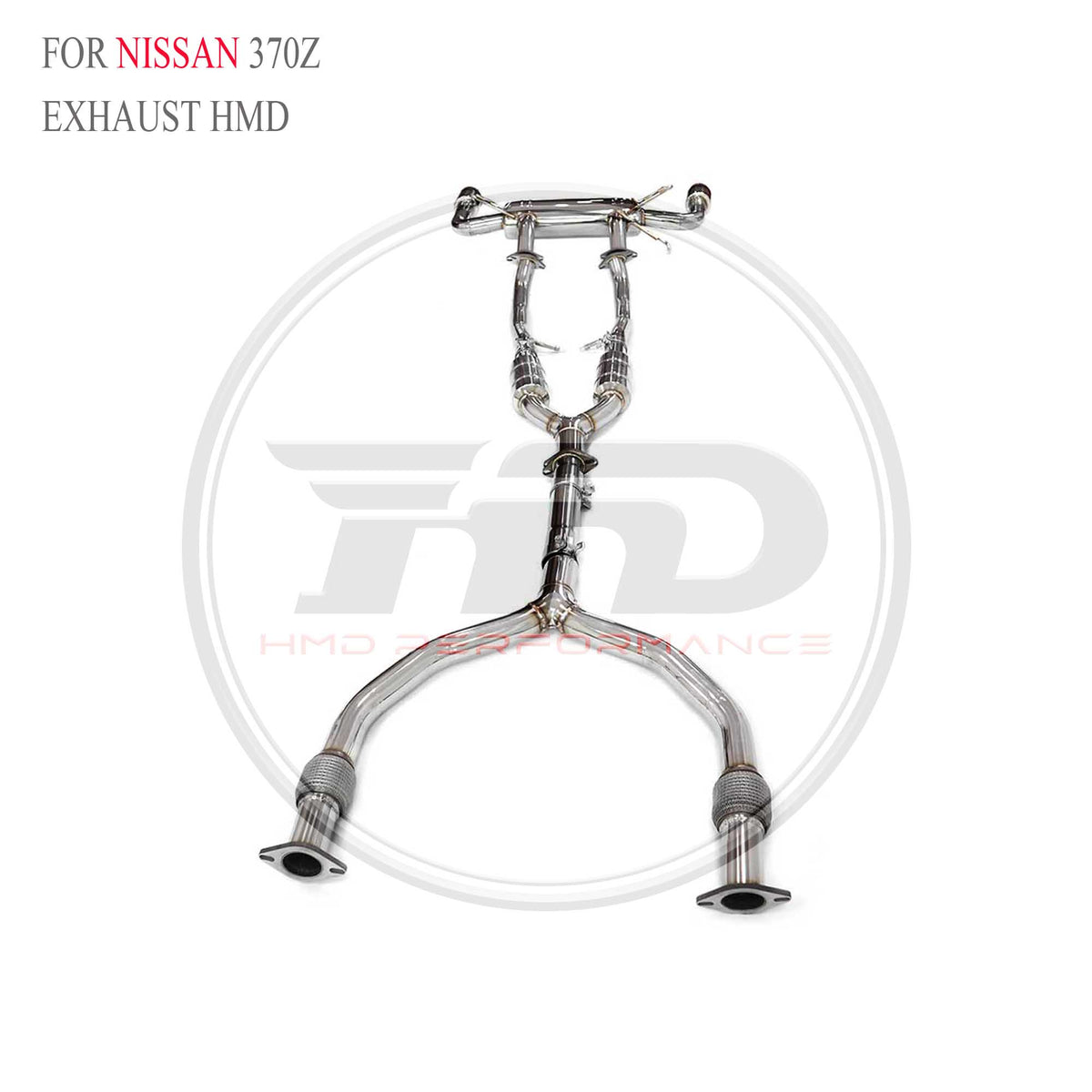 Nissan 370z Straight Catback SUS304 Racing Grade Exhaust System - 3