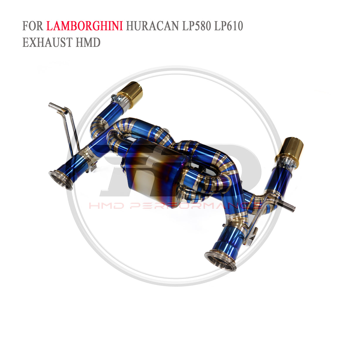 Lamborghini EVO catback Titanium Sport Exhaust System - 3