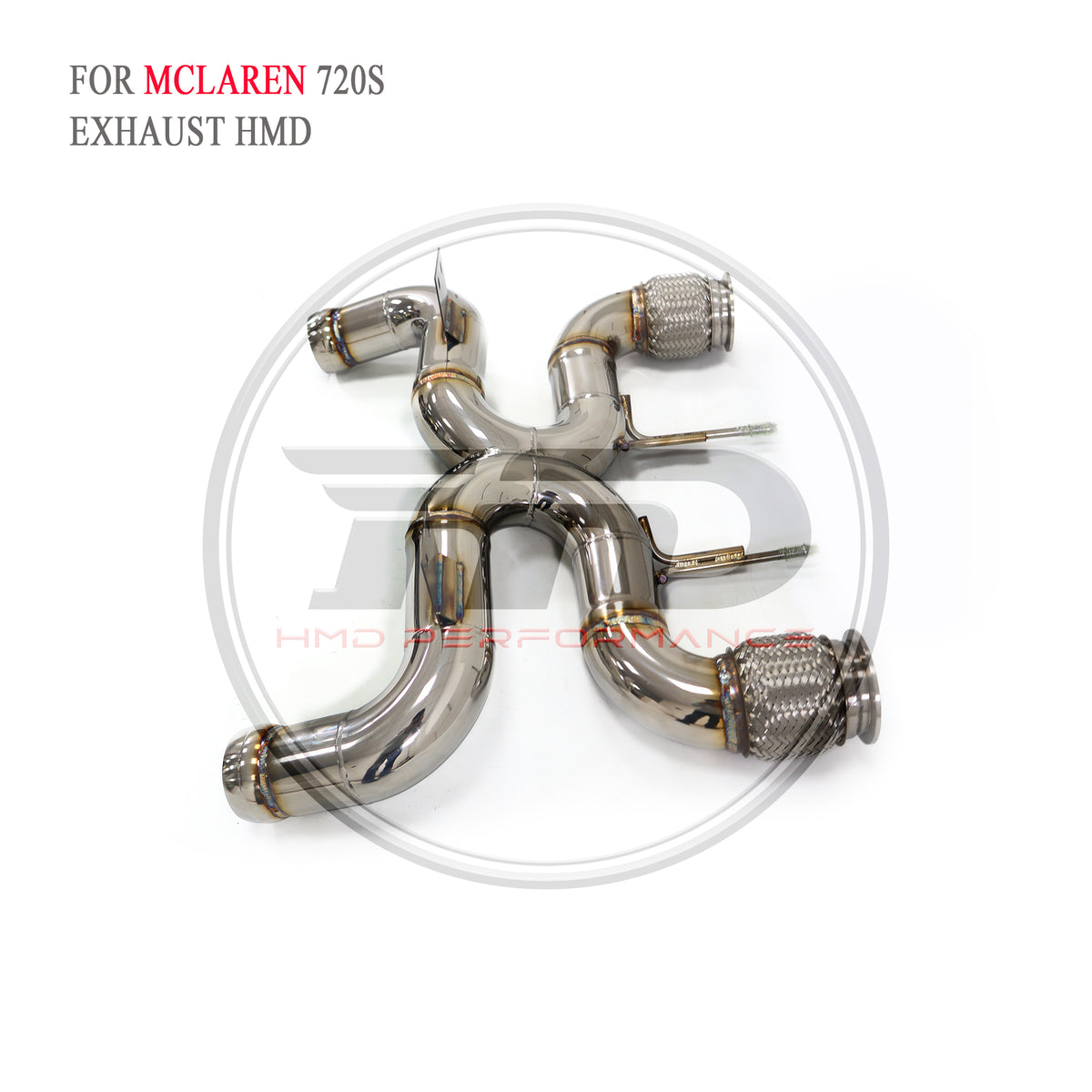 McLaren 720S catback SUS304 Straight Sport Exhaust System - 3
