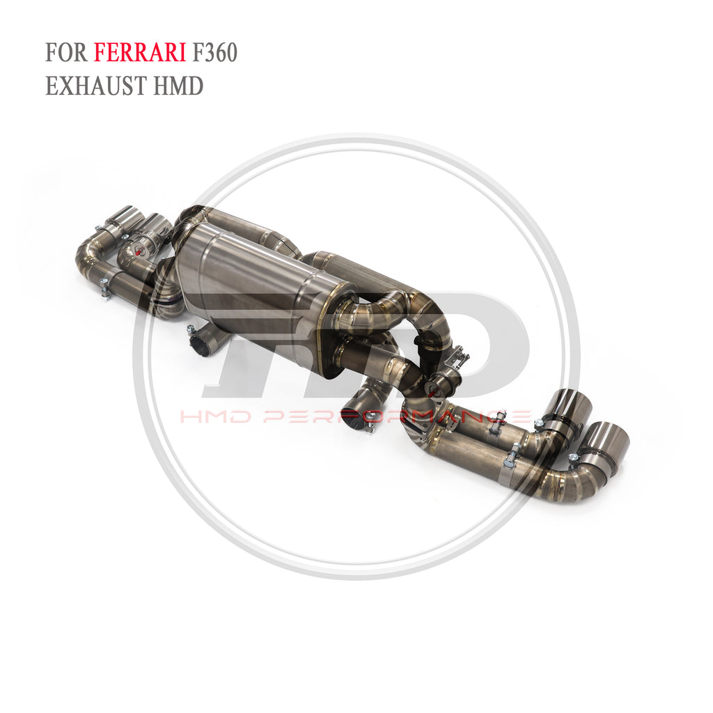 Ferrari F360 Valved Catback Titanium Racing Grade Exhaust System - 6