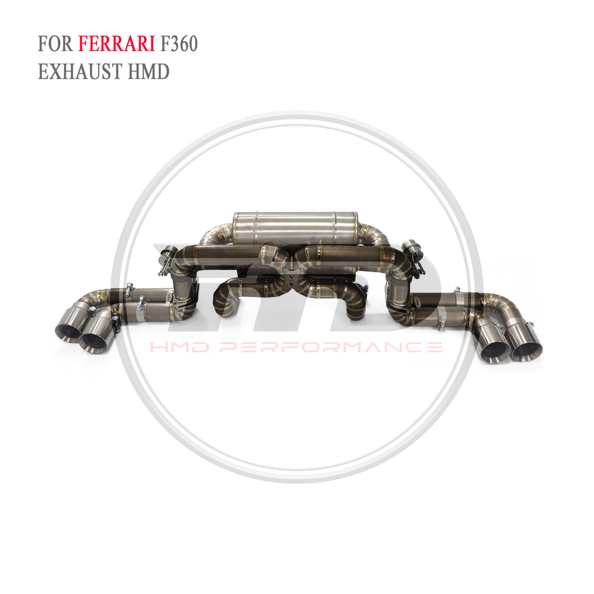 Ferrari F360 Valved Catback Titanium Racing Grade Exhaust System - 4
