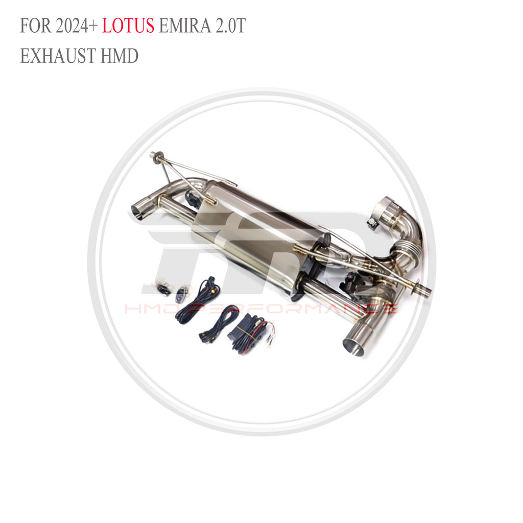 Lotus Emira 2.0T catback SUS304 Racing Grade Exhaust System - 6