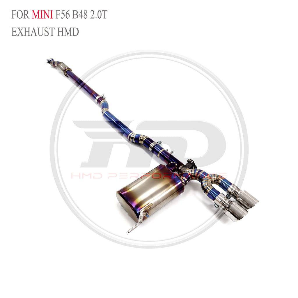 MINI F56 B48 2.0T catback Titanium Sport Exhaust System - 2