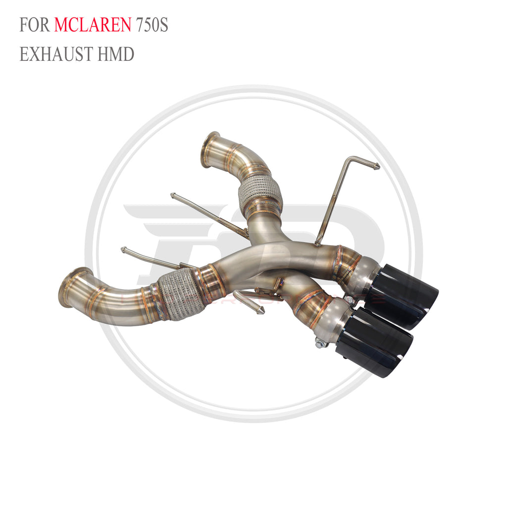 McLaren 750S Straight Axle-Back SUS304 Racing Grade Exhaust System - 6