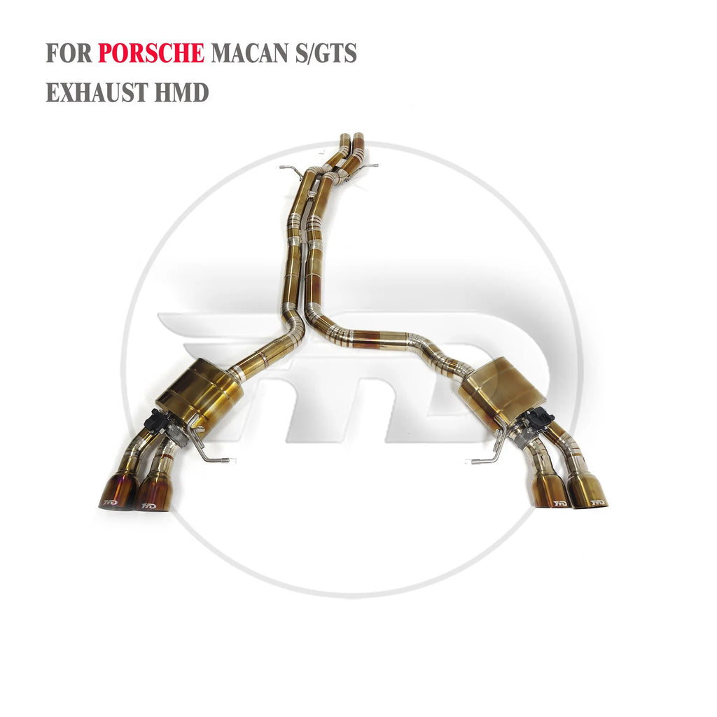 Porsche Macan GTS 3.0T Valved Catback Titanium Racing Grade Exhaust System - 5