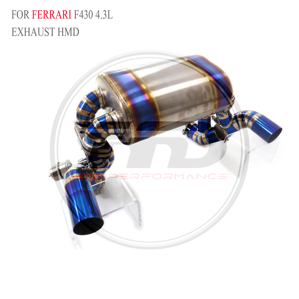 Ferrari F430 4.3L Valved Axle-Back Titanium Racing Grade Exhaust System - 6