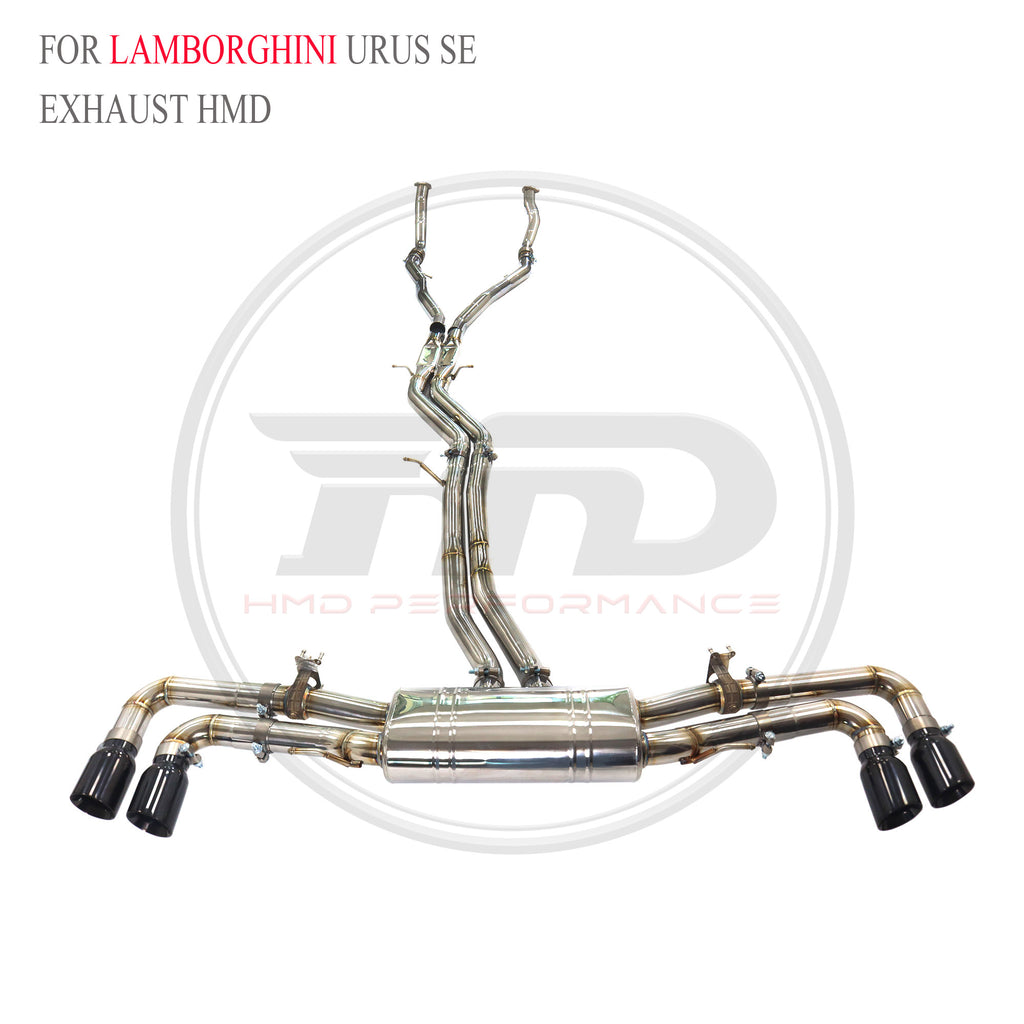 Lamborghini URUS SE Full Set Valved Catback SUS304 Racing Grade Exhaust System - 6