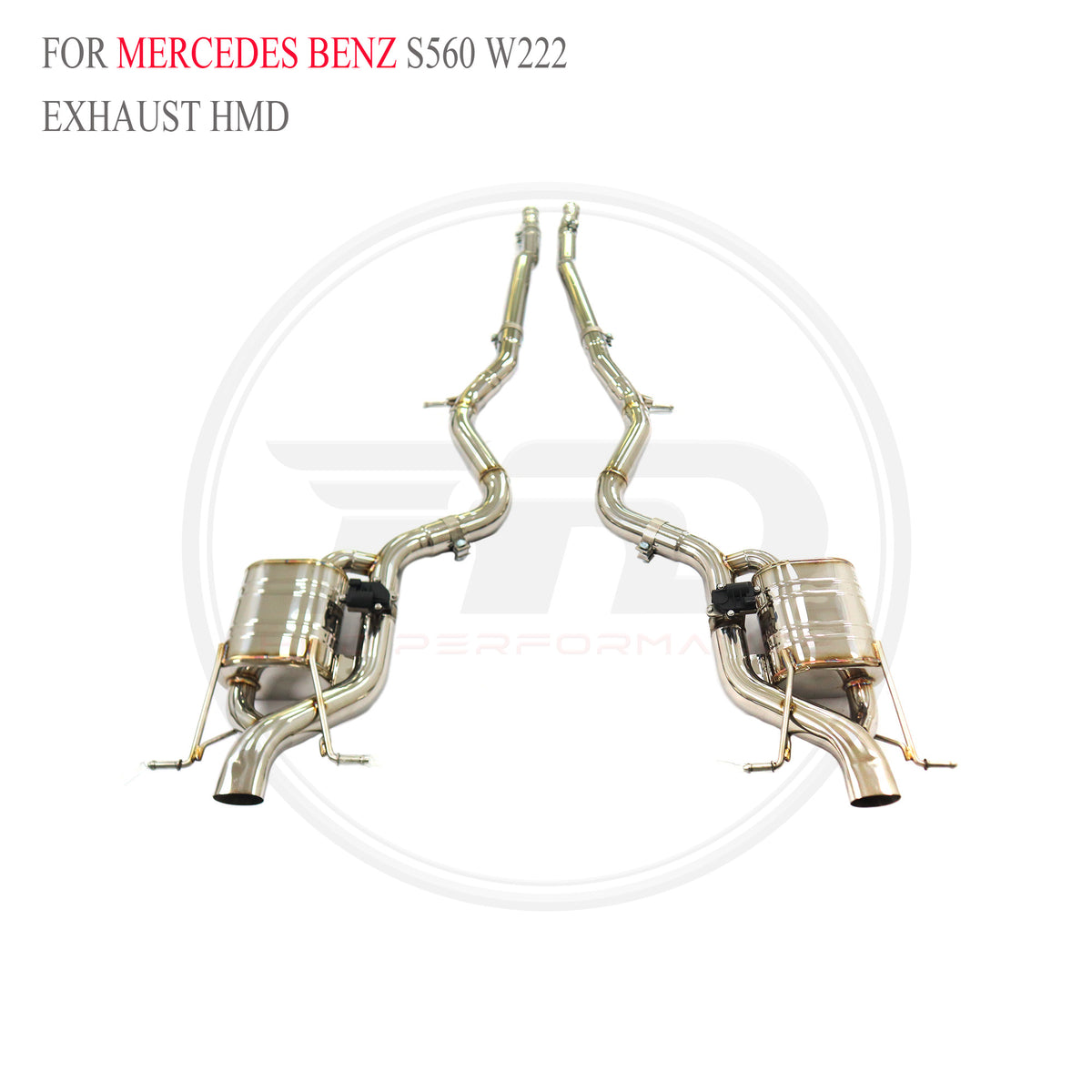 Mercedes-Benz S560 W222 4.0T catback SUS304 Racing Grade Exhaust System - 4