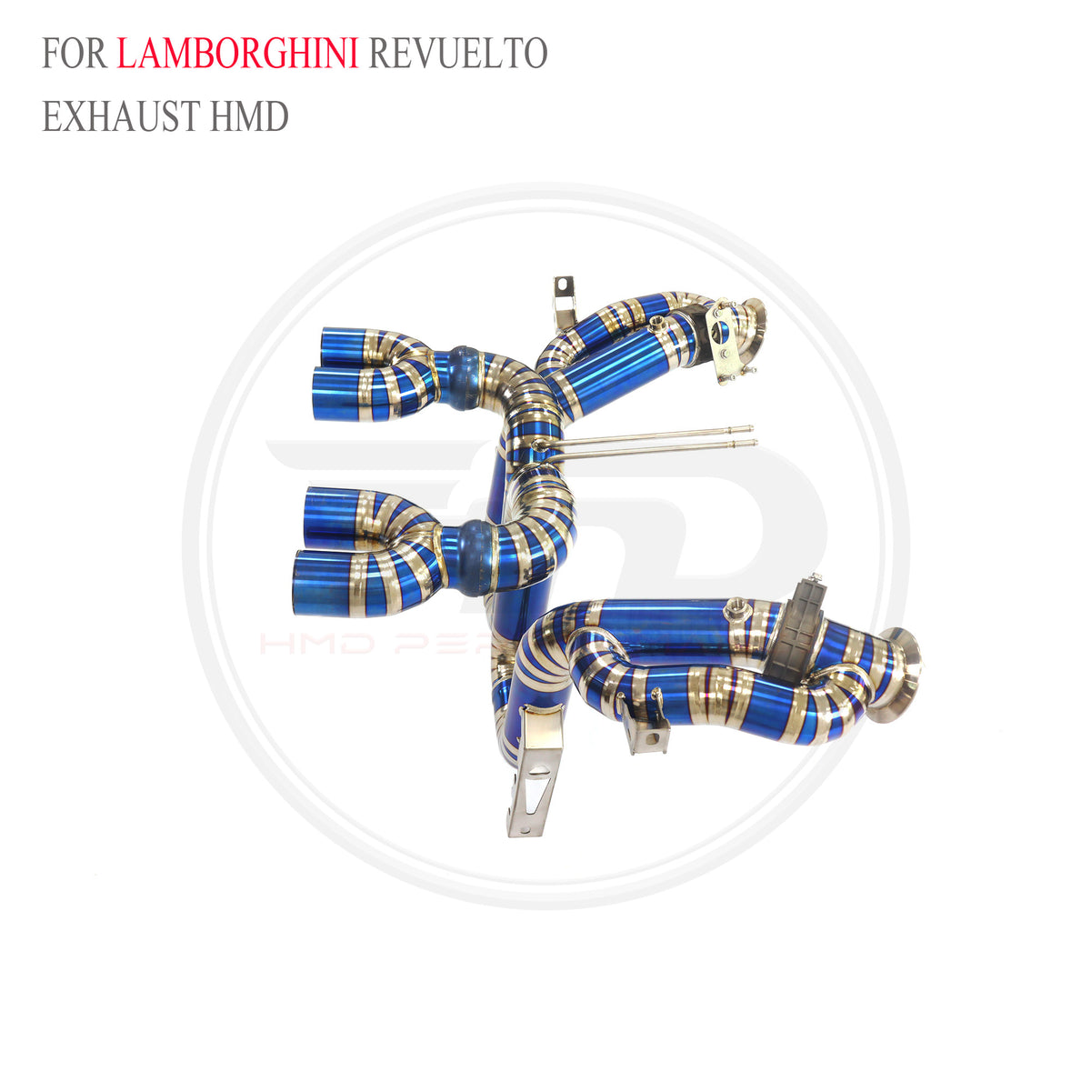 Lamborghini Revuelto Valved Catback Titanium Racing Grade Exhaust System - 2