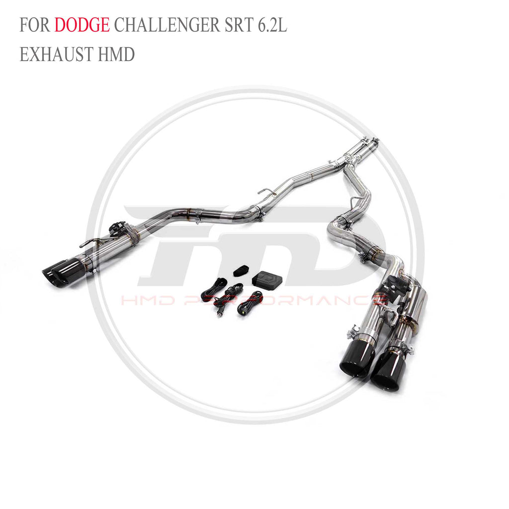 Dodge Challenger SRT 6.2L catback Racing Grade Exhaust System - 3