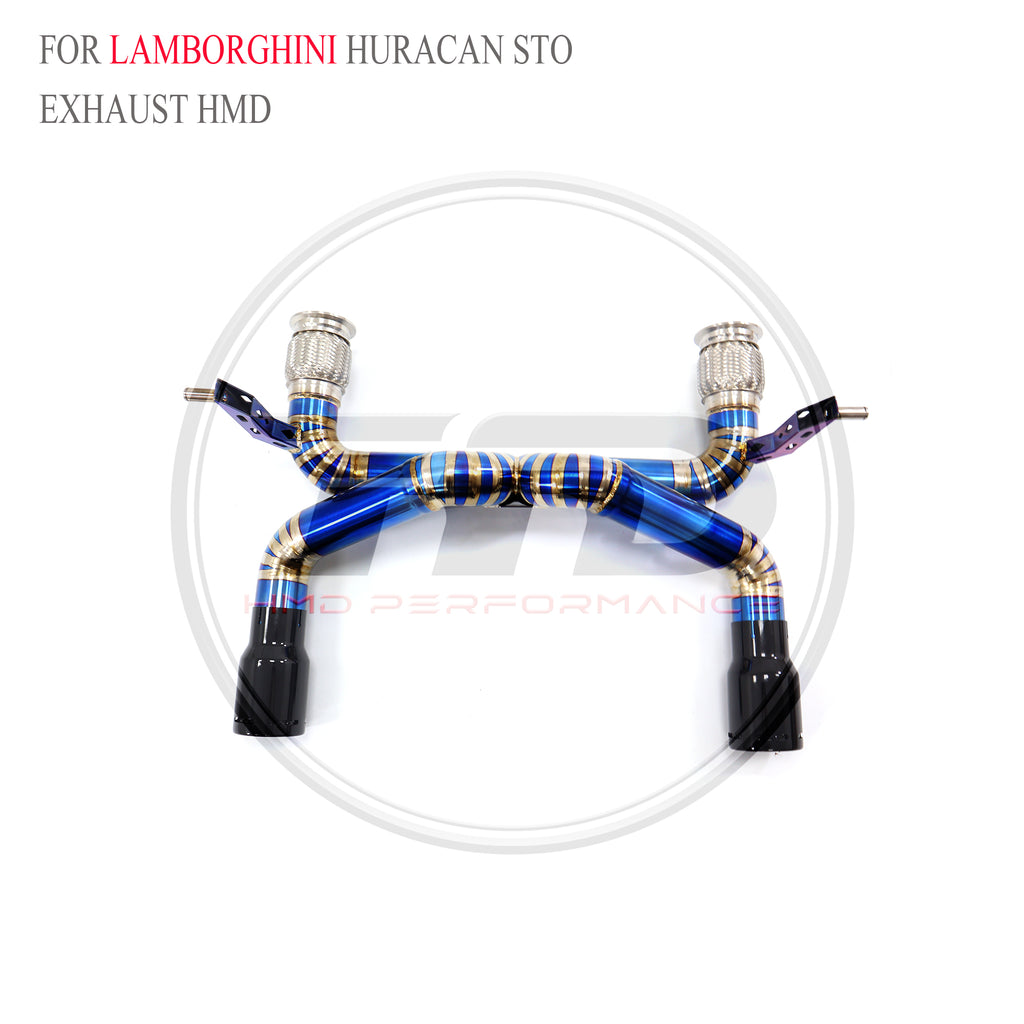 Lamborghini Huracan STO catback Titanium Sport Exhaust System - 6