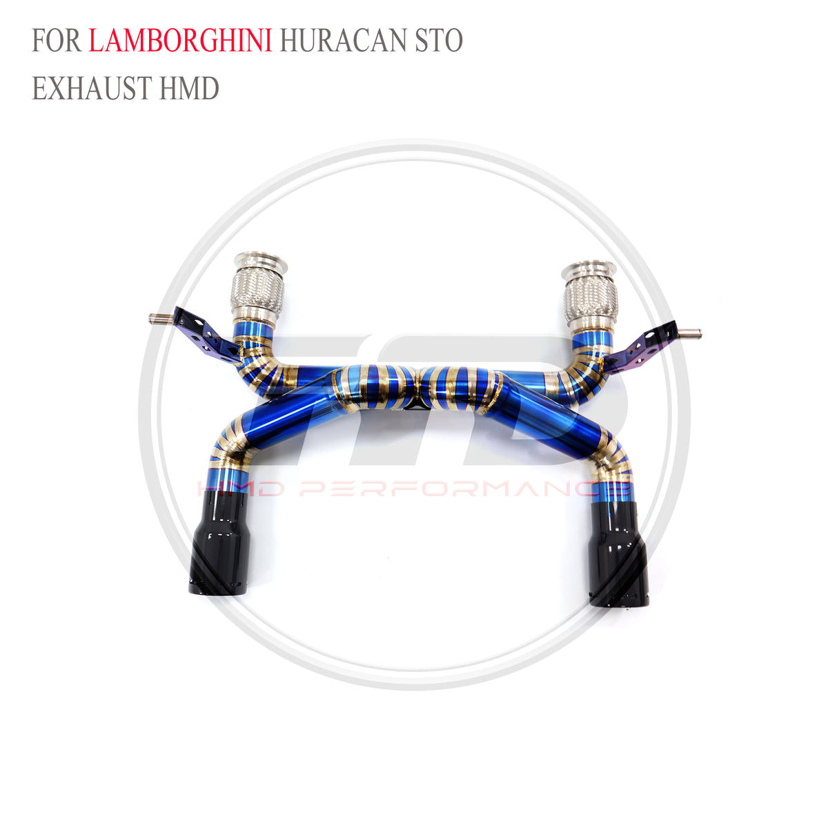 Lamborghini Huracan STO catback Titanium Sport Exhaust System - 6