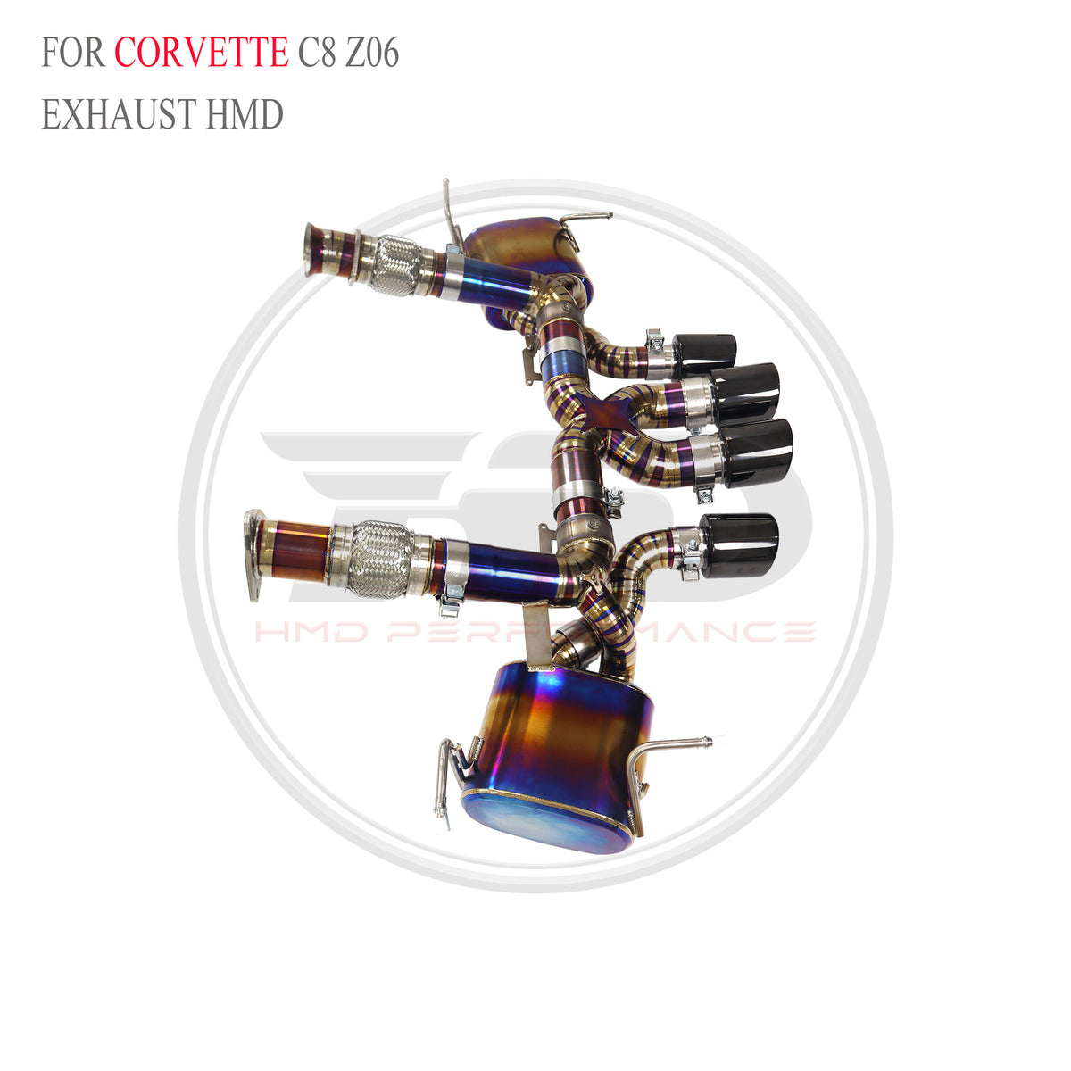 Corvette C8 Z06 Valved Axle-Back Titanium Racing Grade Exhaust System - 6