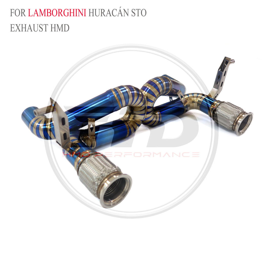 Lamborghini Huracan STO catback Titanium Racing Grade Exhaust System - 5