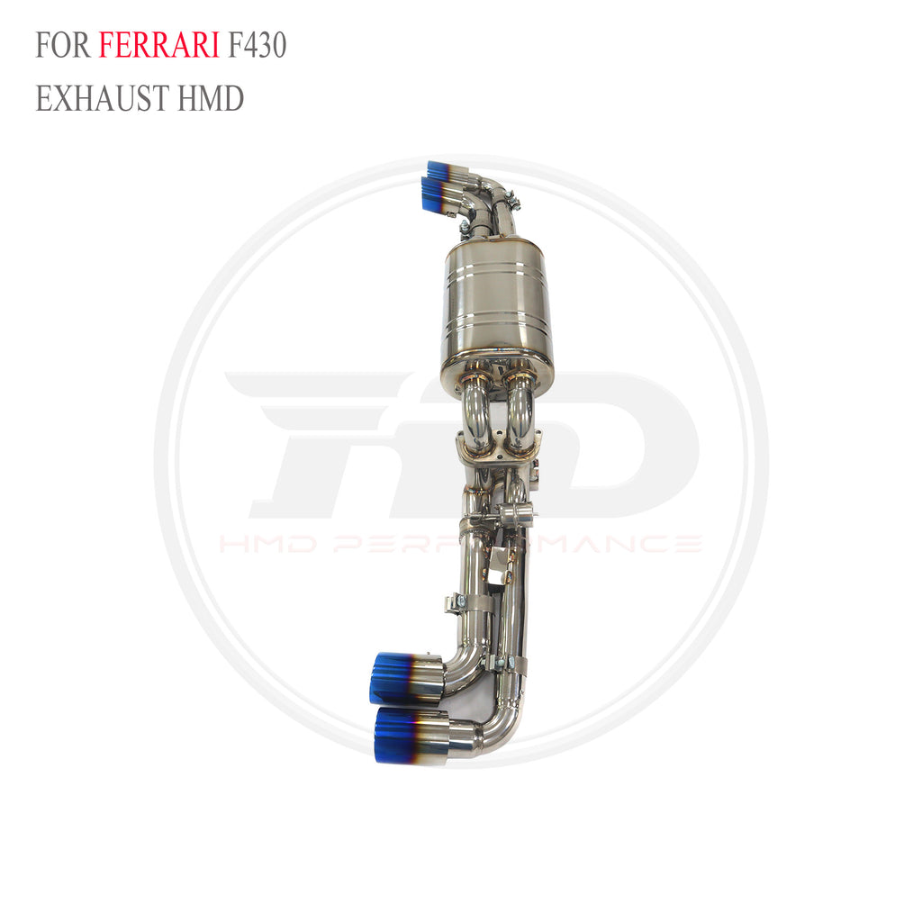 Ferrari F430 4.3L Valved Axle-Back SUS304 Racing Grade Exhaust System - 4