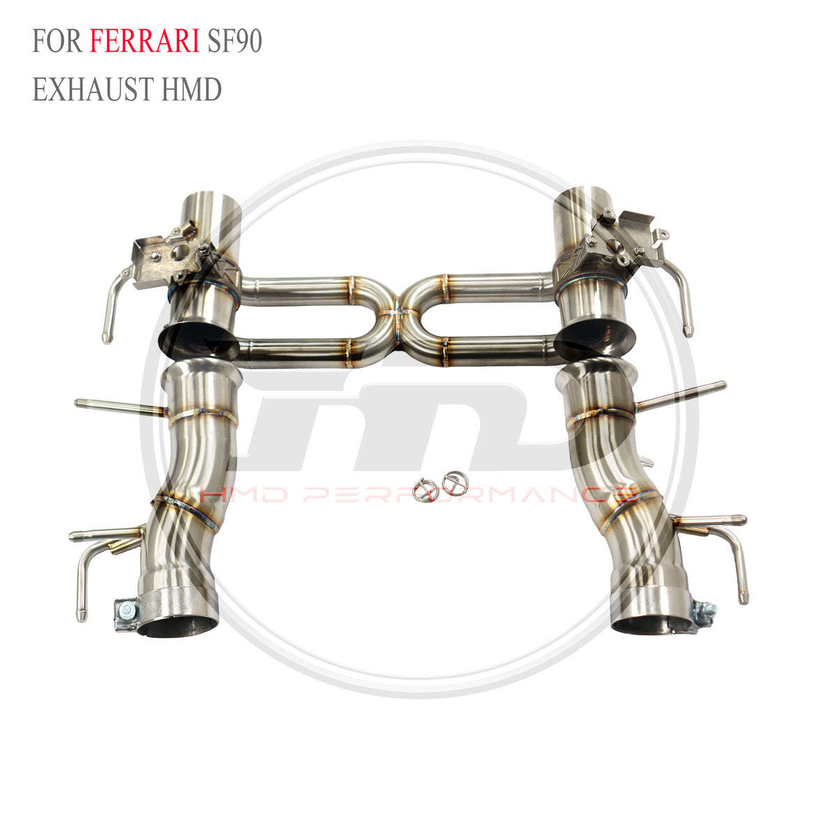 Ferrari SF90 catback SUS304 Valved Sport Exhaust System - 4