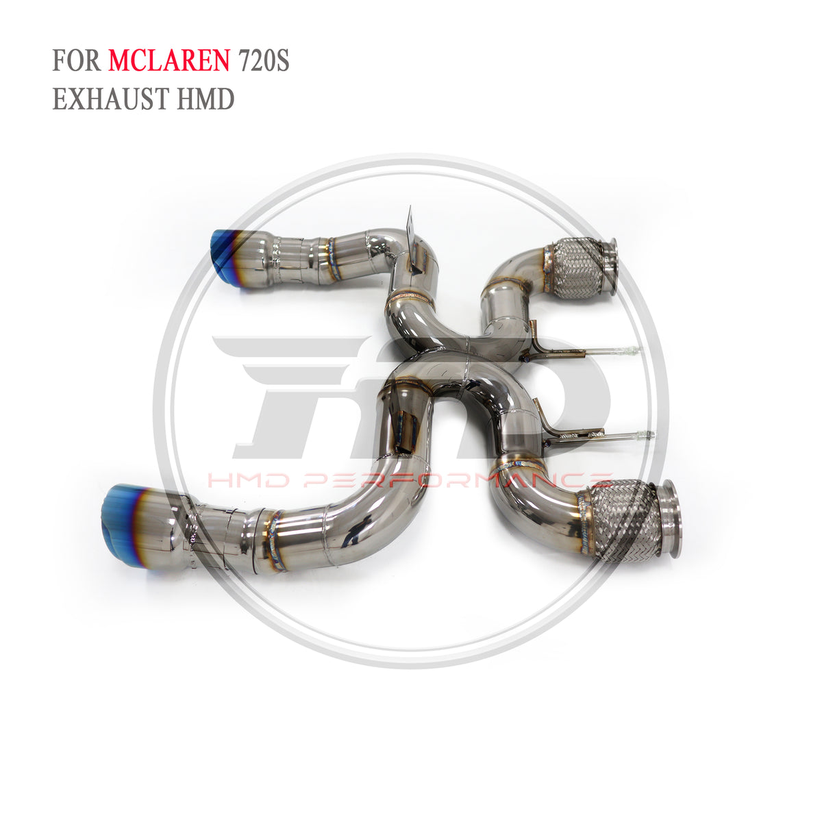McLaren 720S catback SUS304 Racing Grade Exhaust System - 4