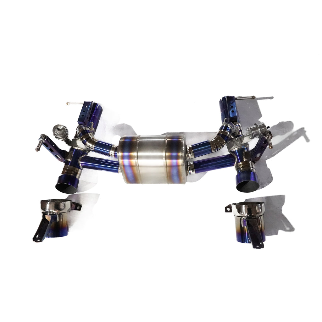 Ferrari 488 3.9T catback Titanium Racing Grade Exhaust System - 5