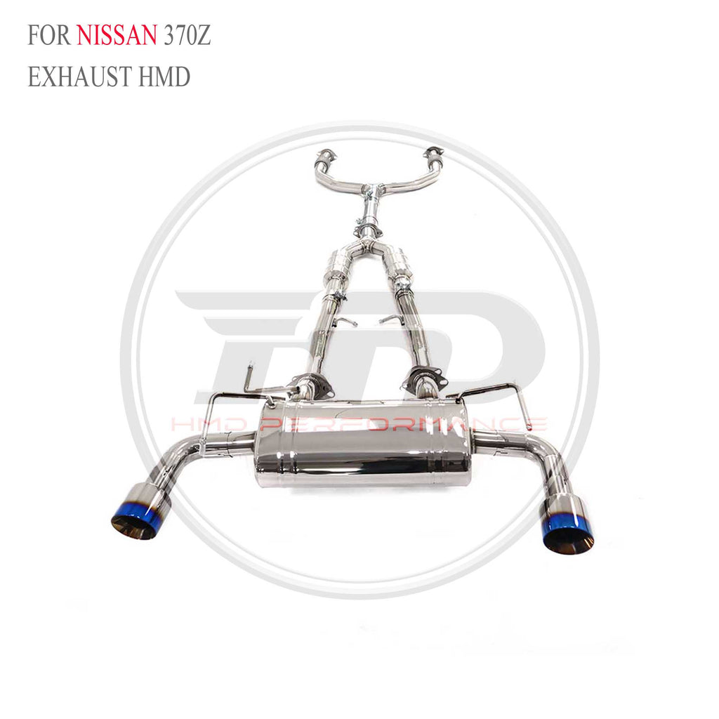 Nissan 370z Straight Catback SUS304 Racing Grade Exhaust System - 2