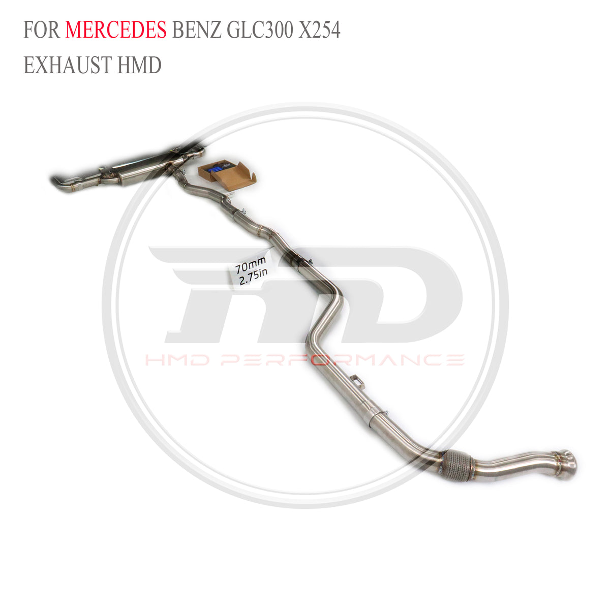 Mercedes-Benz GLC300 X254 Valved Catback SUS304 Racing Grade Exhaust System - 3