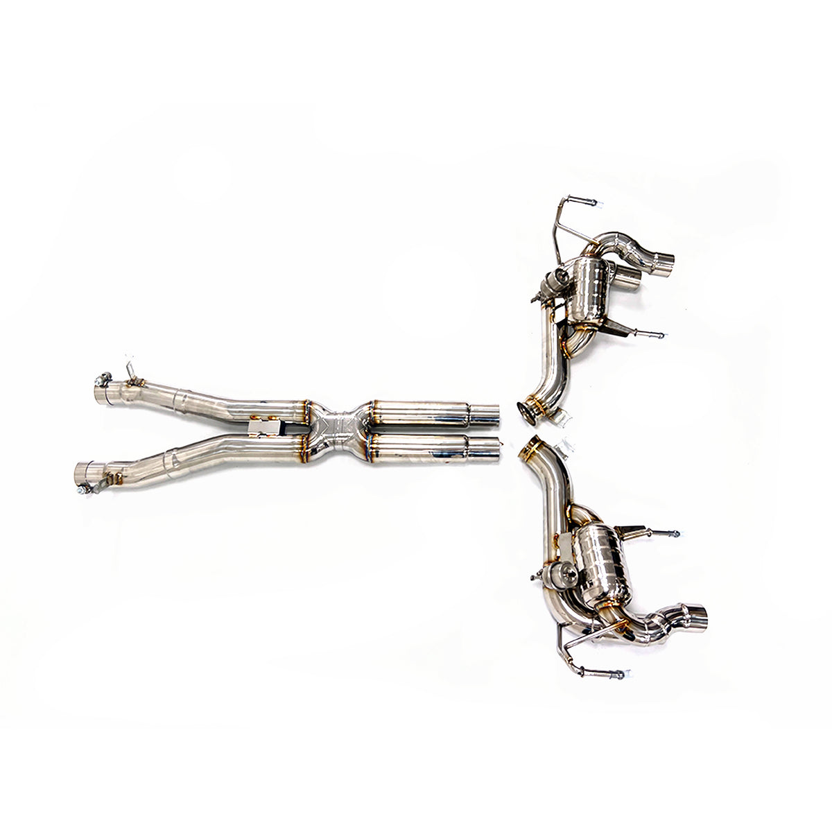 Ferrari California 4.3L catback with X pipe SUS304 Sport Exhaust System - 2