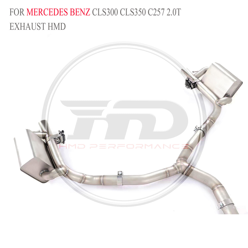 Mercedes-Benz CLS300 CLS350 C257 2.0T catback SUS304 Sport Exhaust System - 4