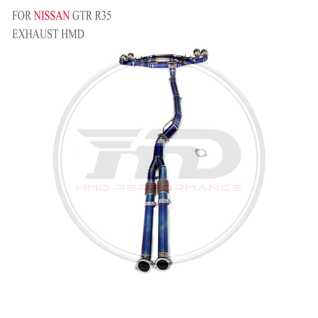 Nissan GT-R R35 catback Titanium Racing Grade Exhaust System - 5