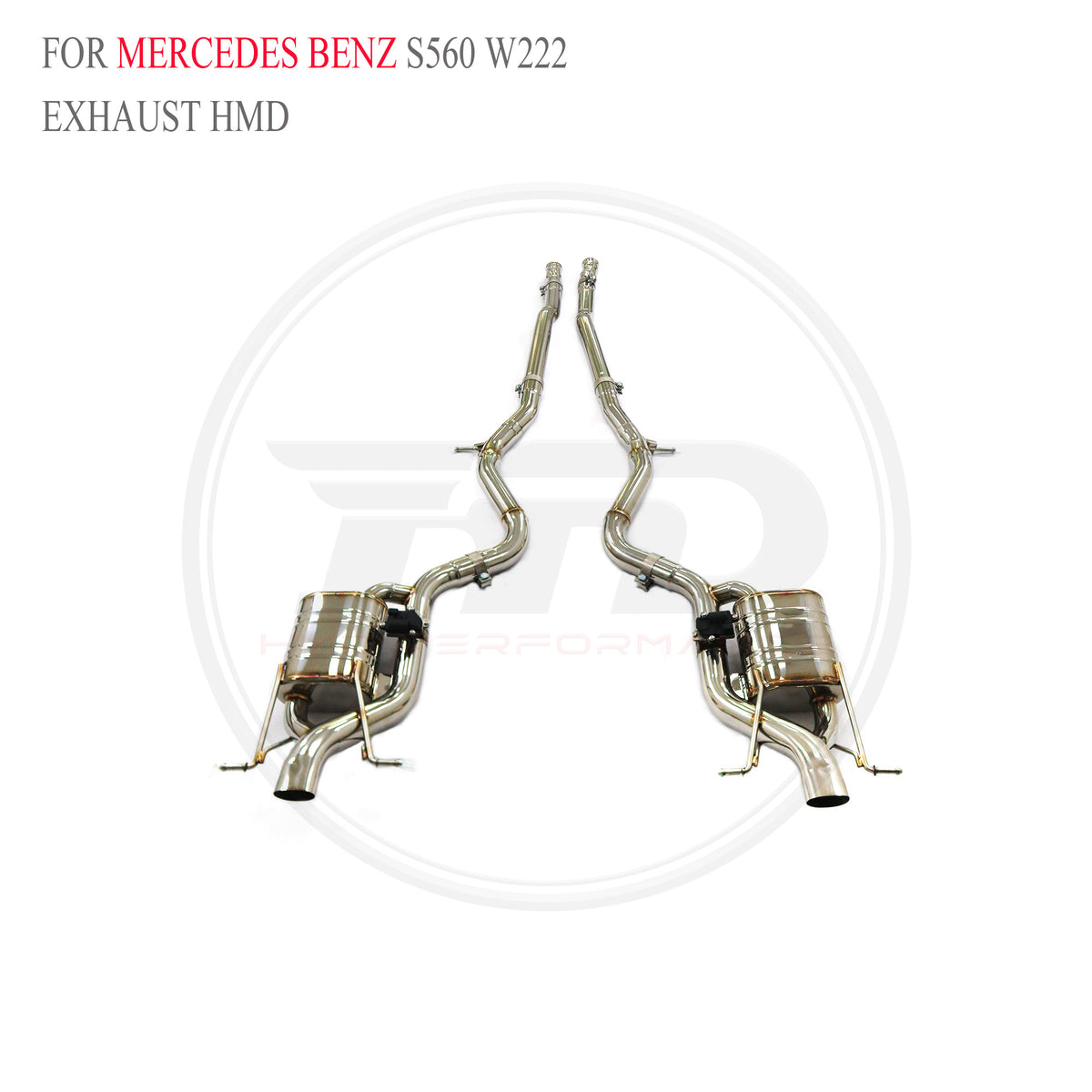 Mercedes-Benz S560 W222 4.0T catback SUS304 Racing Grade Exhaust System - 3