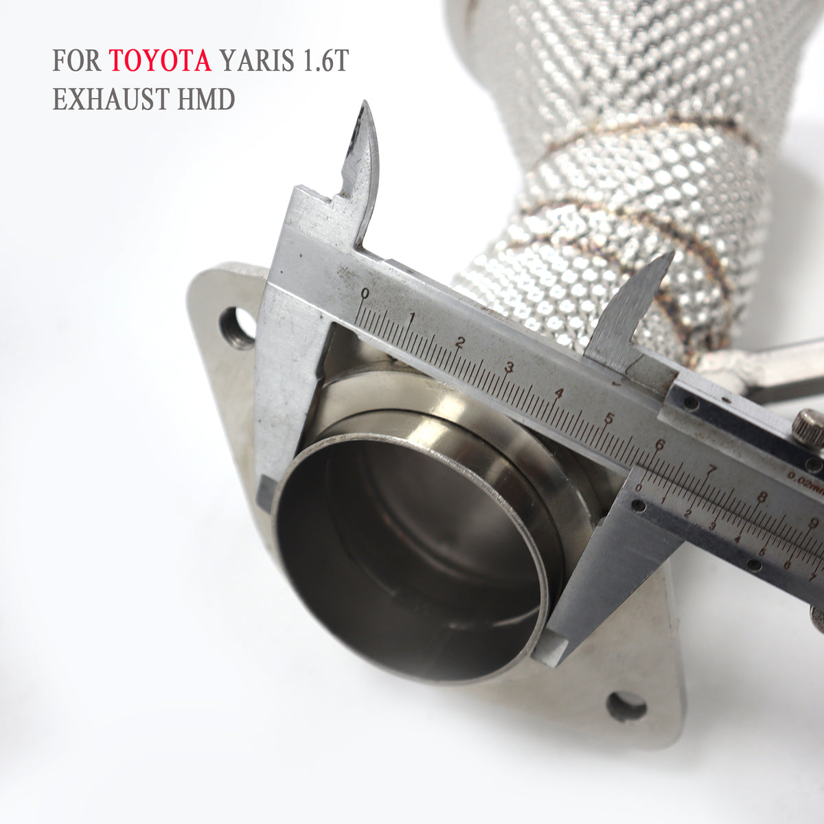 Toyota Yaris 1.6T Stainless Steel Downpipe - 4
