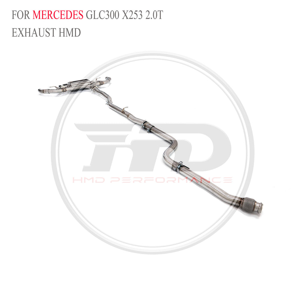 Mercedes-Benz GLC300 X253 2.0T catback SUS304 Sport Exhaust System - 6