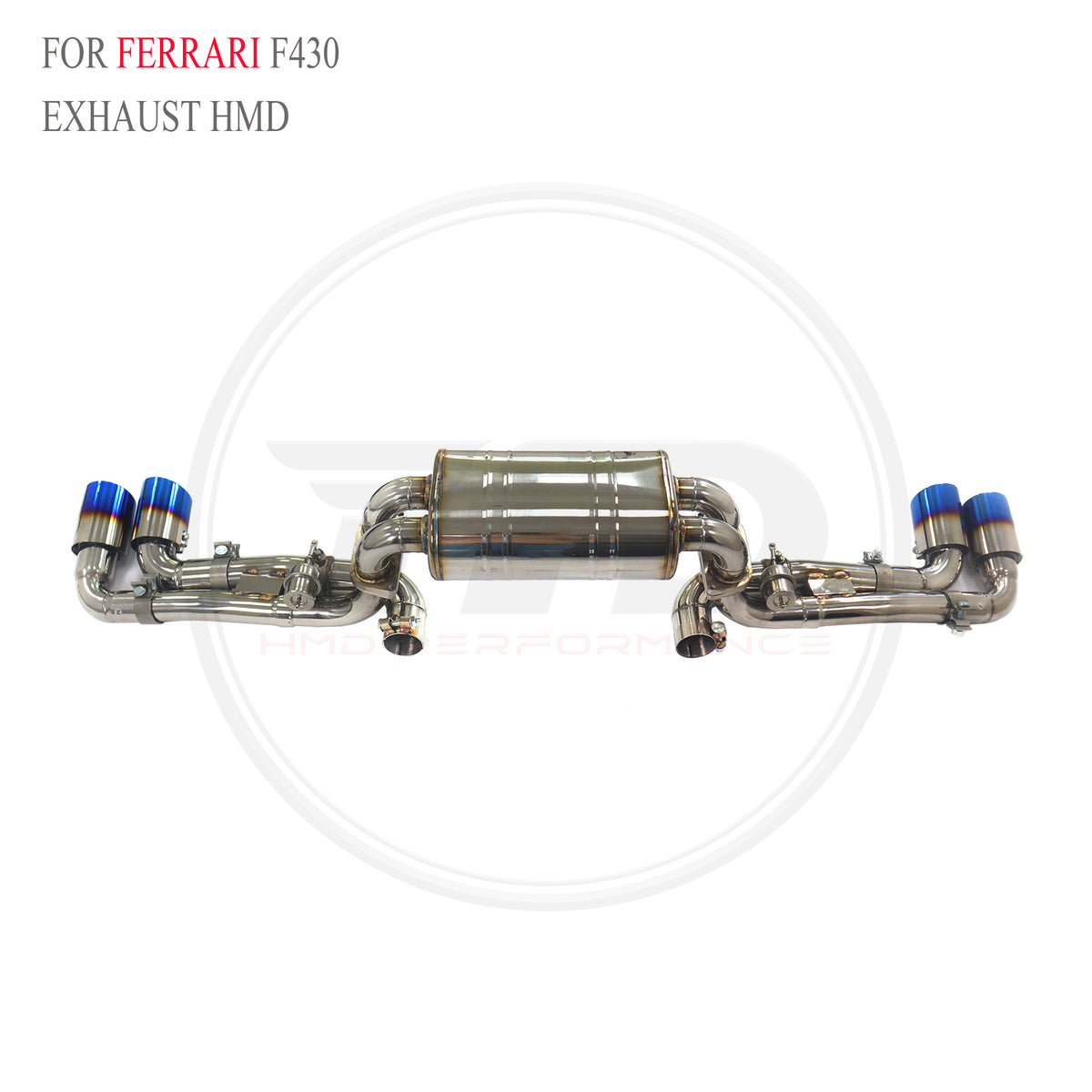 Ferrari F430 4.3L Valved Axle-Back SUS304 Racing Grade Exhaust System - 6