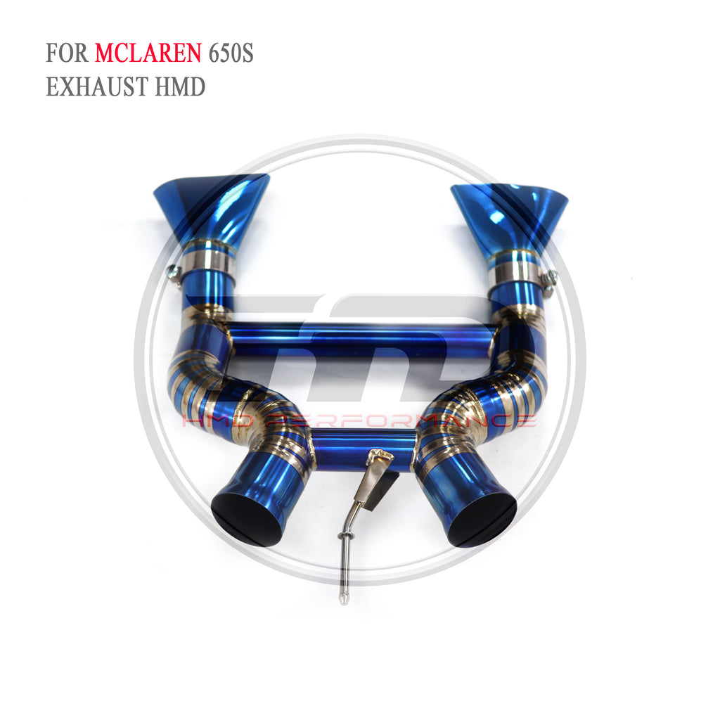 McLaren 650S catback Titanium Racing Grade Exhaust System - 4