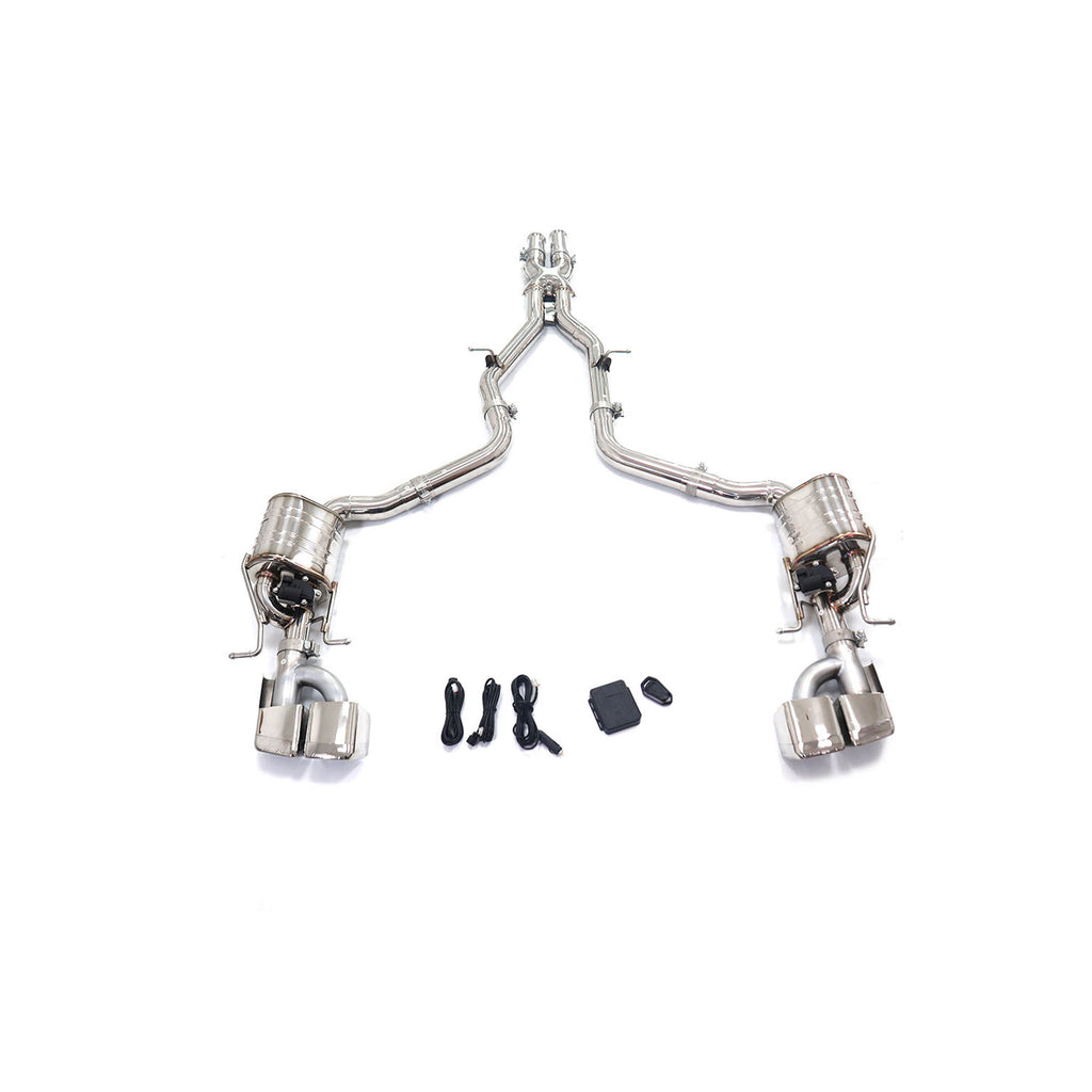 Mercedes-Benz AMG CLS63 W219 6.2L Valved Catback SUS304 Racing Grade Exhaust System - 1