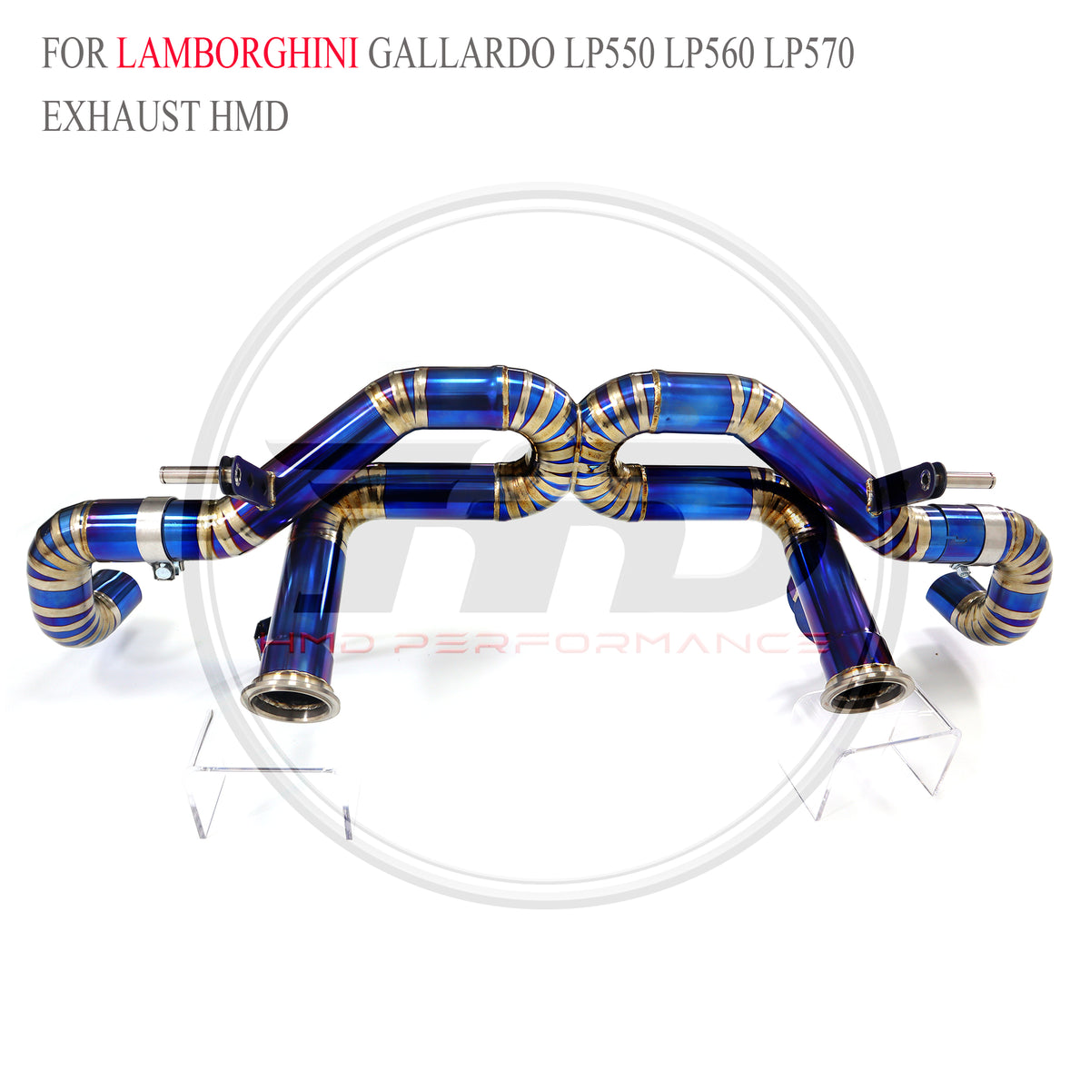 Lamborghini Gallardo LP550 LP560 LP570 Straight Catback Titanium Racing Grade Exhaust Syst - 4