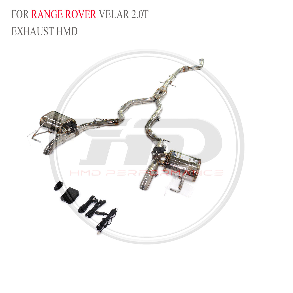 Land Rover Velar 2.0T Valved Catback SUS304 Racing Grade Exhaust System - 4