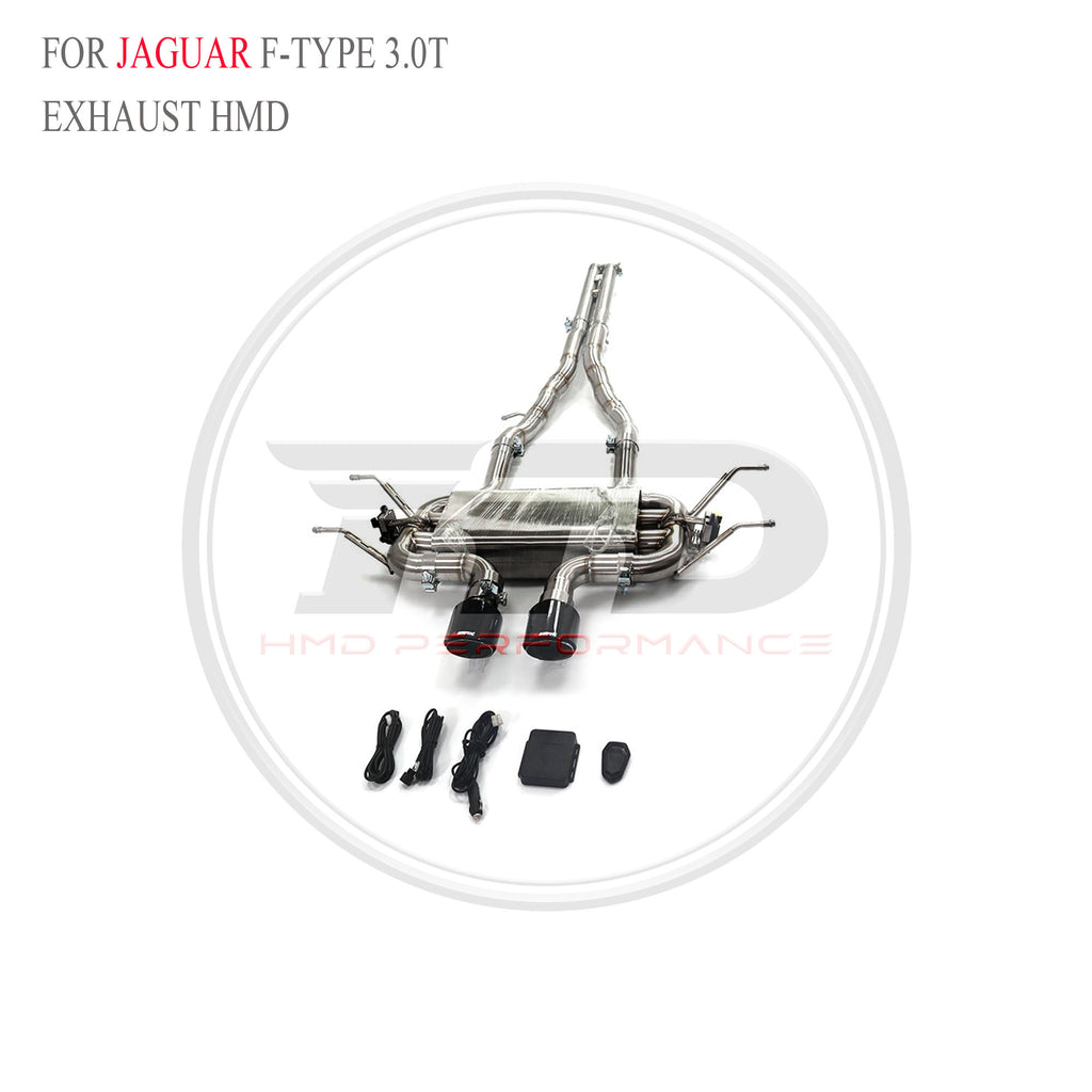 Jaguar F-Type 3.0T catback SUS304 Racing Grade Exhaust System - 4
