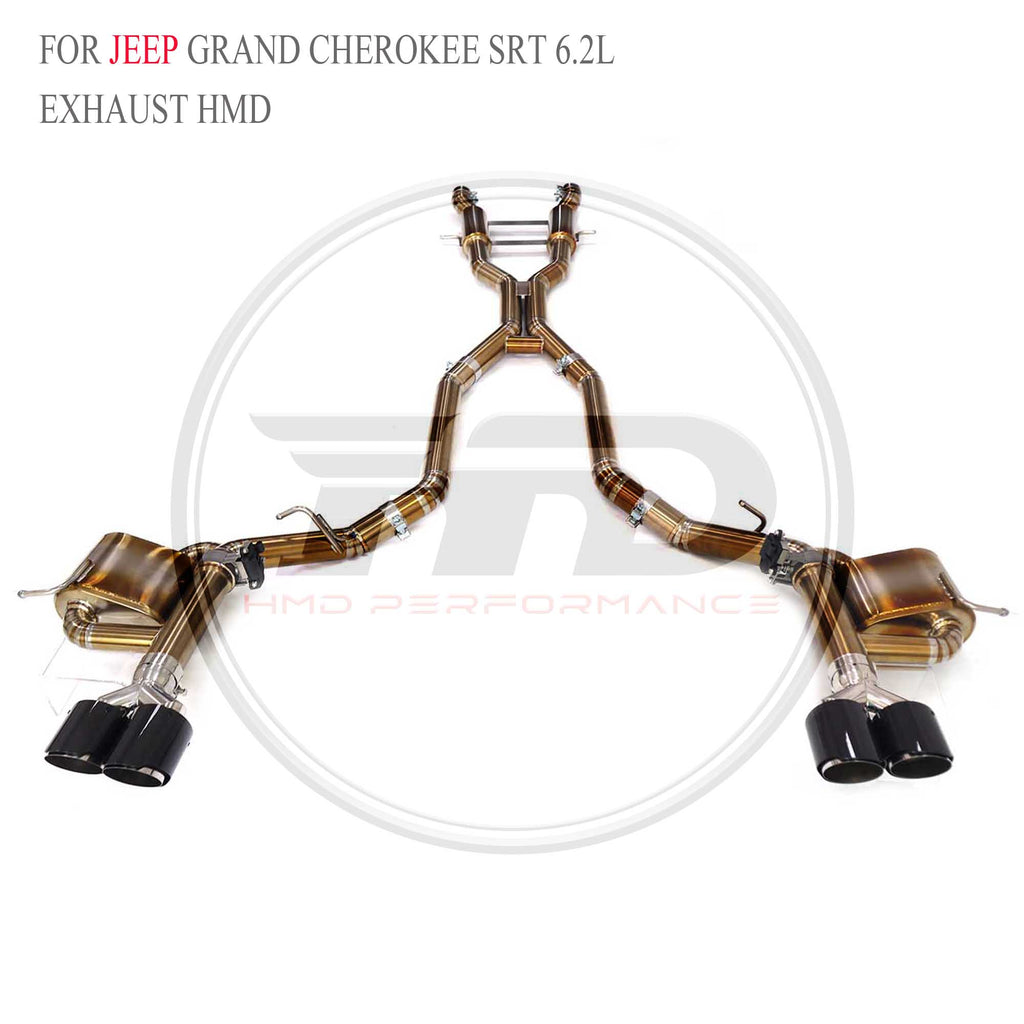 Jeep Grand Cherokee SRT 6.2L catback Titanium Racing Grade Exhaust System - 3