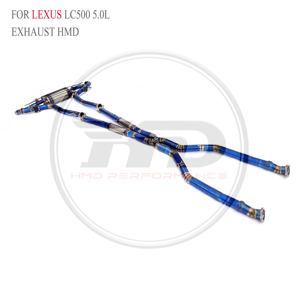 Lexus LC500 5.0L catback Titanium Sport Exhaust System - 6