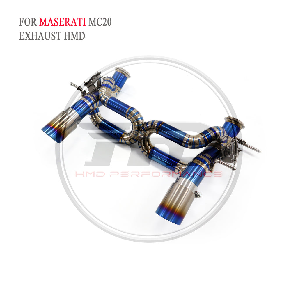 Maserati MC20 catback Titanium Sport Exhaust System - 4