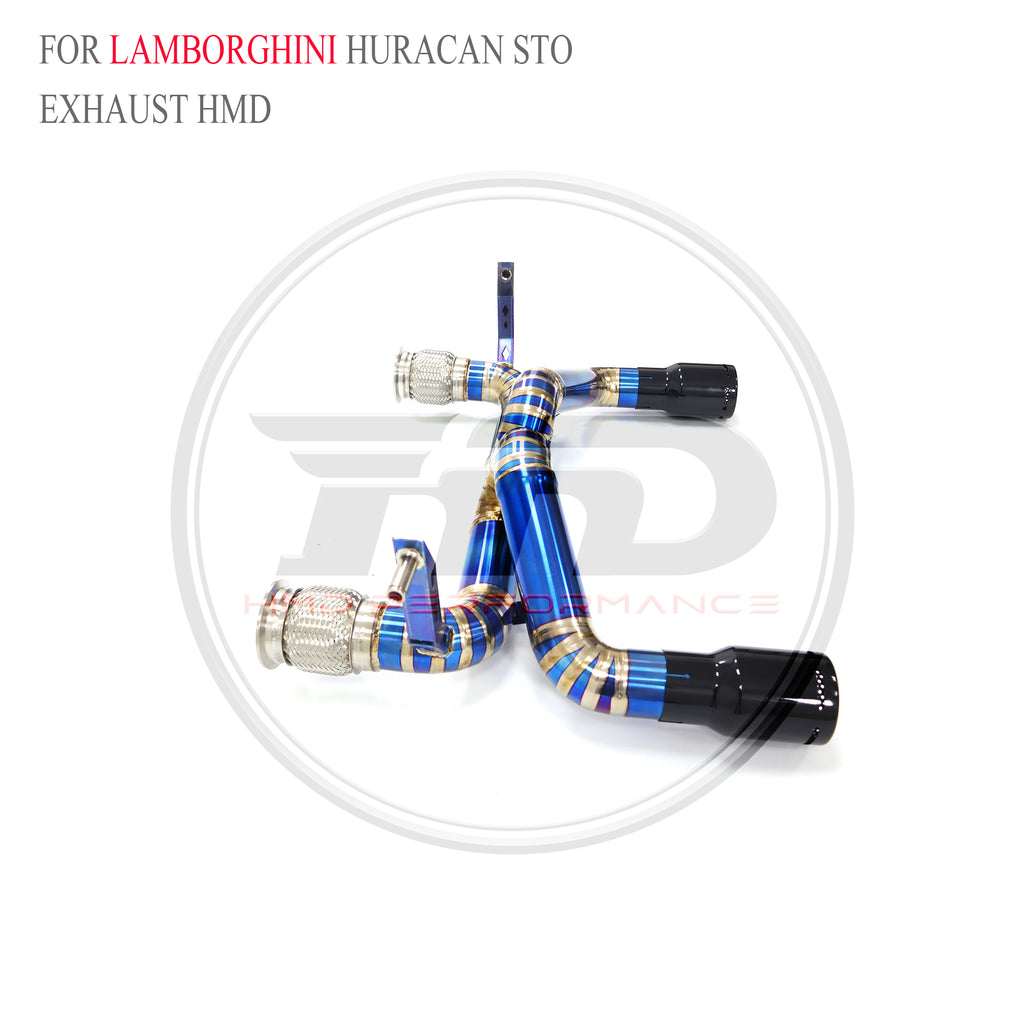 Lamborghini Huracan STO catback Titanium Sport Exhaust System - 3