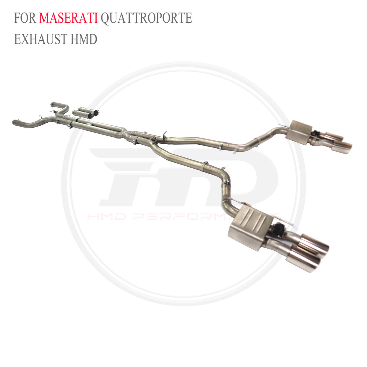Maserati Quattroporte 3.8T Valved Catback SUS304 Racing Grade Exhaust System - 4