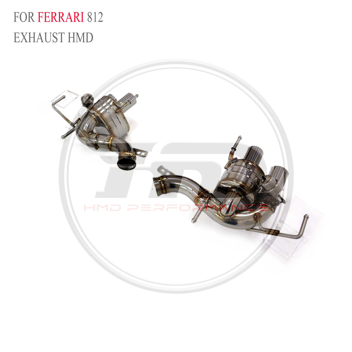 Ferrari 812 catback SUS304 Valved Sport Exhaust System - 4