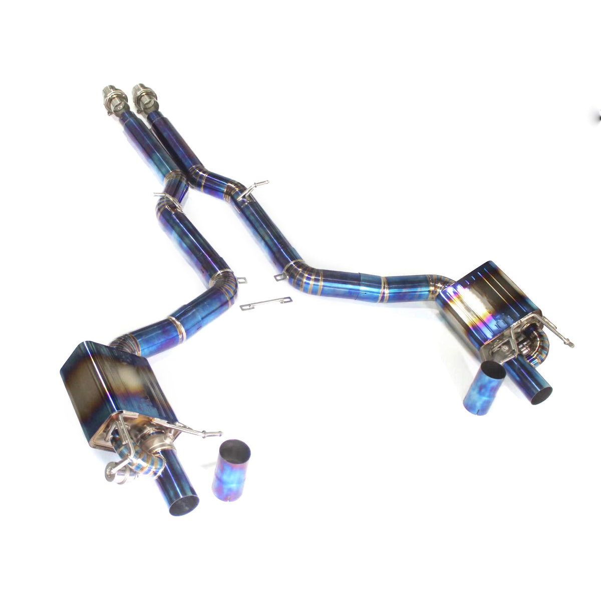 Mercedes-Benz AMG CLS63 C218 Valved Catback Titanium Racing Grade Exhaust System - 1