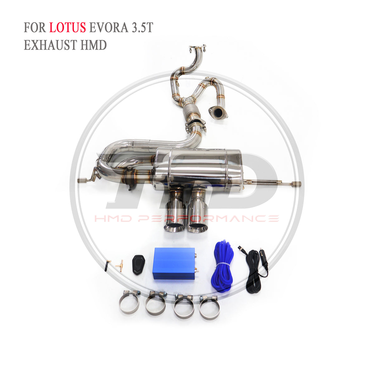 Lotus Evora 3.5T Full Set Valved Catback SUS304 Racing Grade Exhaust System - 3