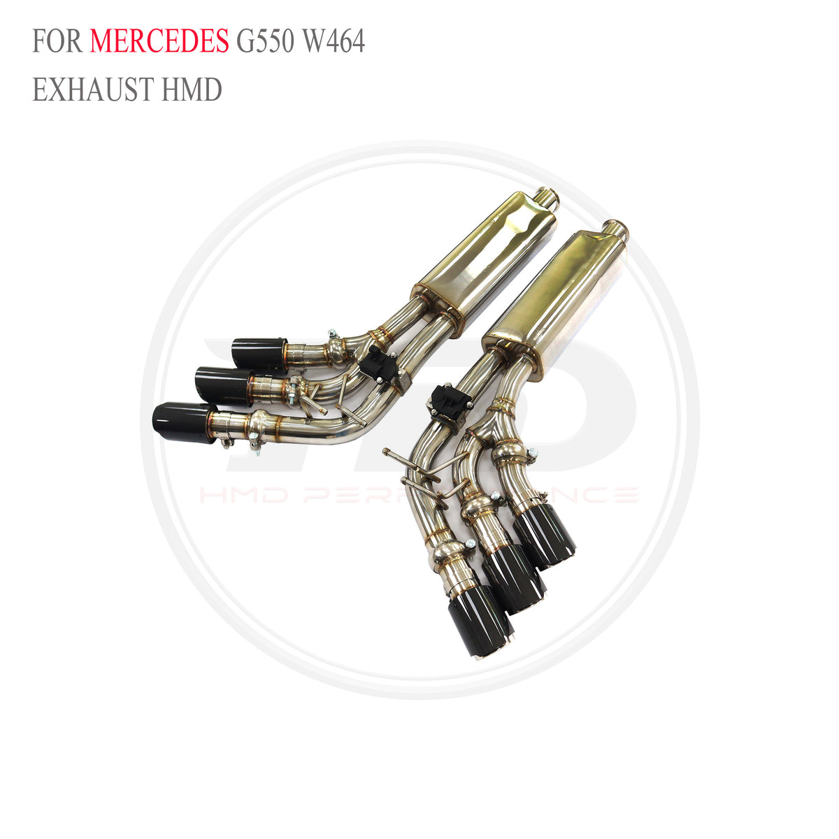 Mercedes-Benz G550 W464 4.0T catback SUS304 Sport Exhaust System - 6