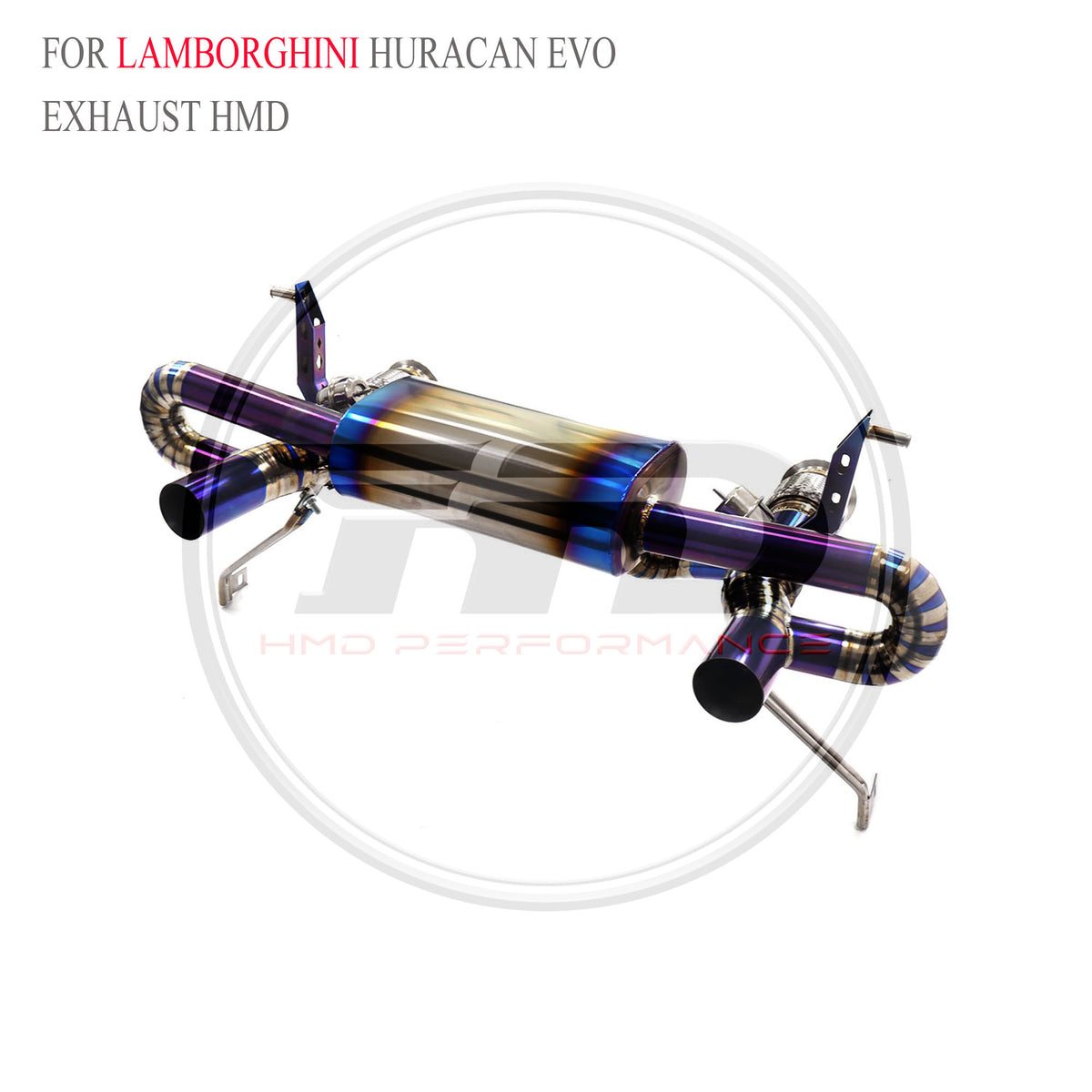 Lamborghini Huracan EVO catback Titanium Valved Sport Exhaust System - 3