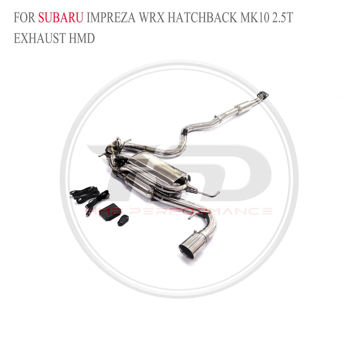 Subaru Impreza WRX Hatchback MK10 2.5T catback SUS304 Racing Grade Exhaust System - 5
