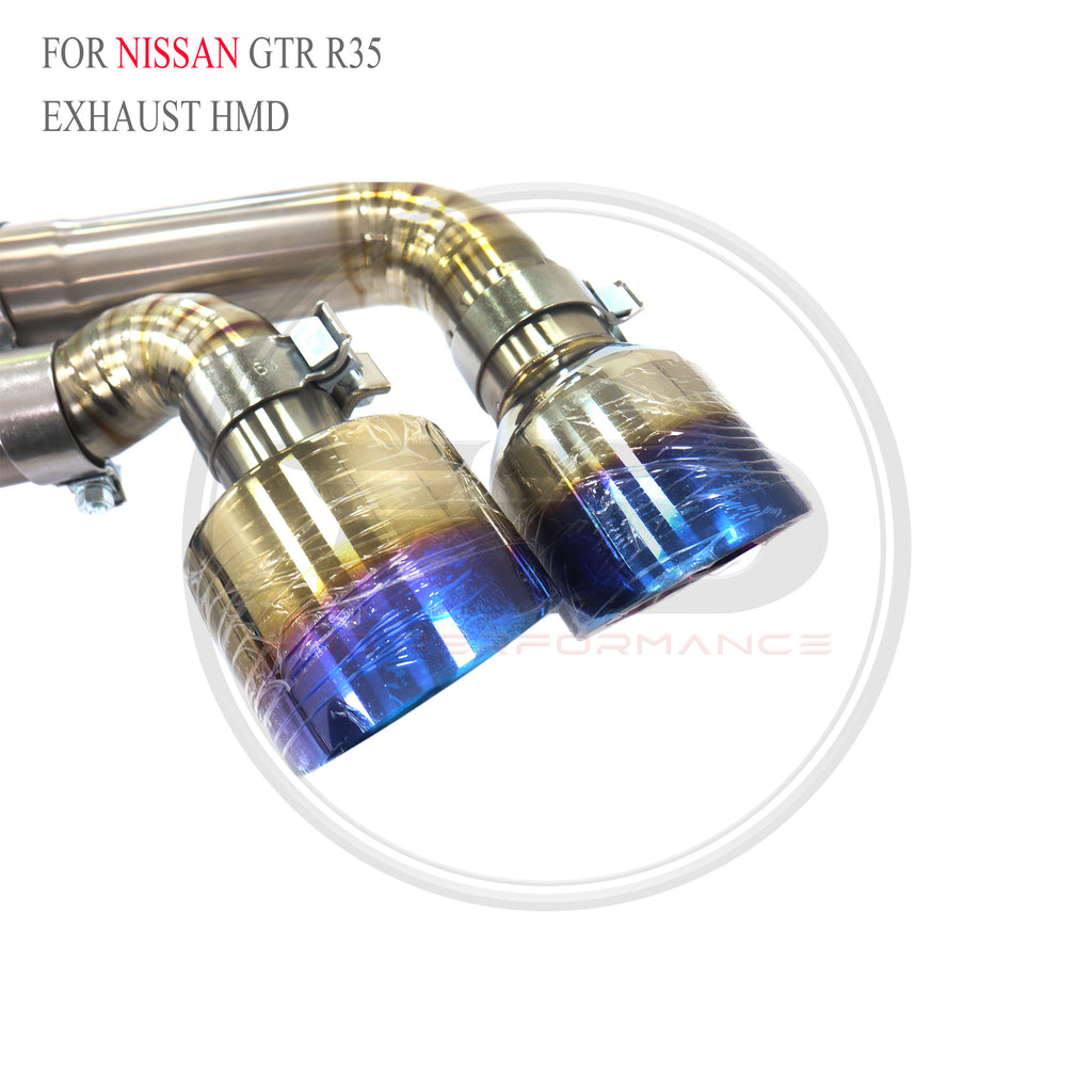 Nissan GTR R35 Valved Catback Titanium Racing Grade Exhaust System - 4