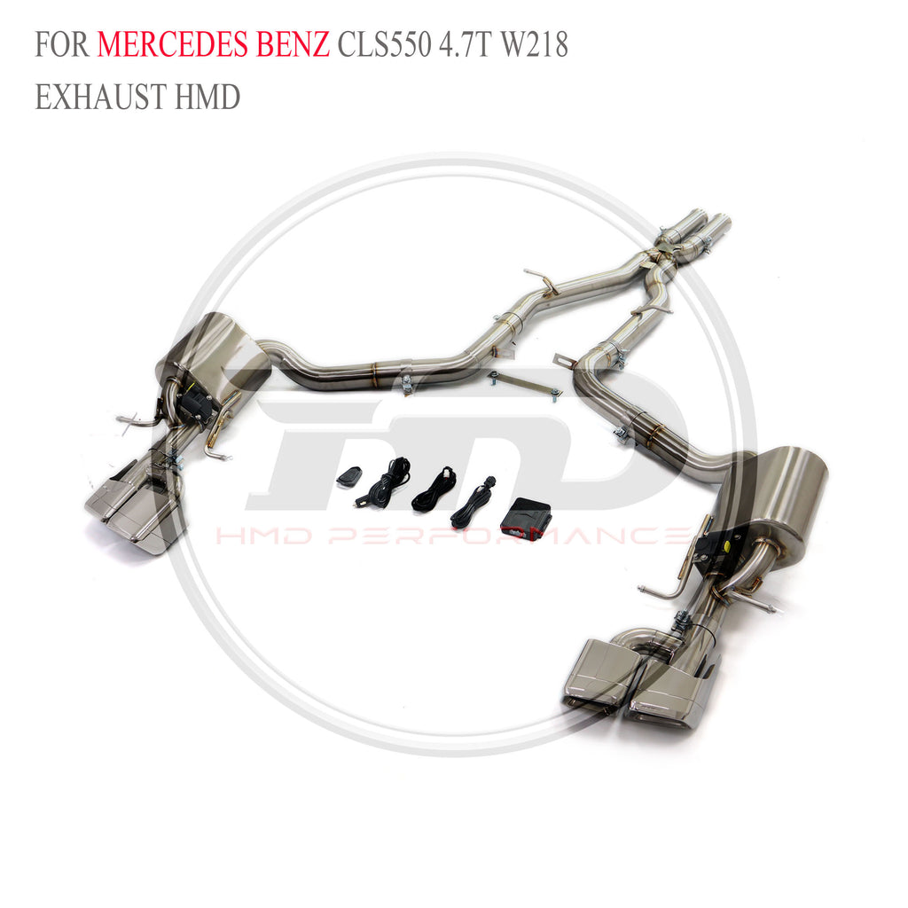 Mercedes-Benz CLS550 4.7T W218 catback SUS304 Racing Grade Exhaust System - 4