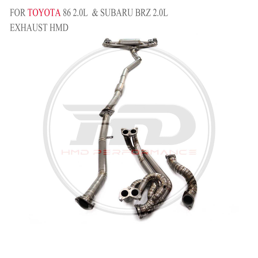 Toyota 86 2.0L & BRZ 2.0L catback Titanium Racing Grade Exhaust System - 3